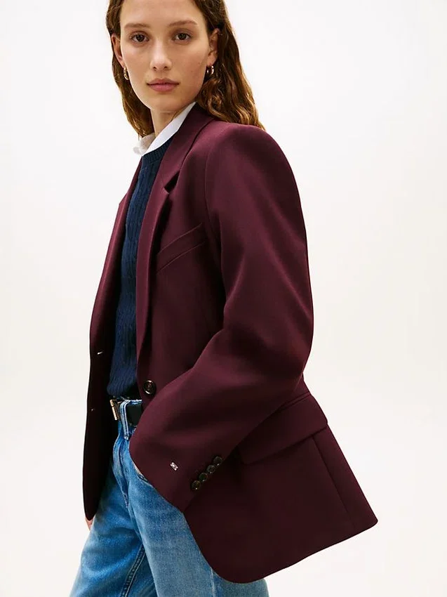 Relaxed Fit Wool-Blend Blazer Relaxed Fit Wool-Blend Blazer