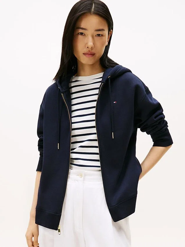 Relaxed Fit Zip Hoodie Relaxed Fit Zip Hoodie