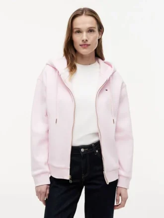 Relaxed Fit Zip Hoodie