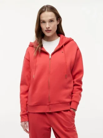 Relaxed Fit Zip Hoodie