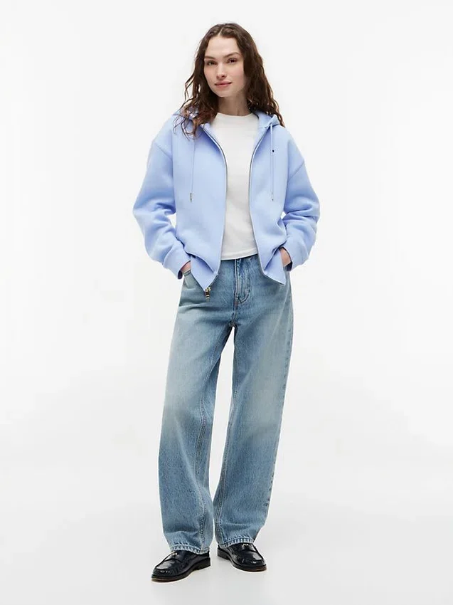 Relaxed Fit Zip Hoodie Relaxed Fit Zip Hoodie