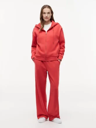 Relaxed Fit Zip Hoodie