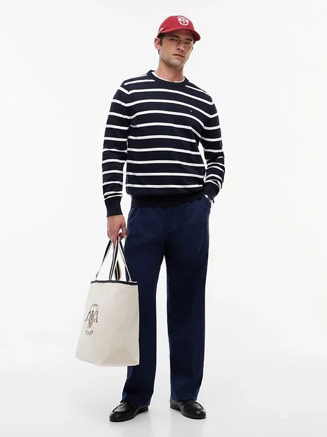 Relaxed Light Wool-Blend Seersucker Pant Relaxed Light Wool-Blend Seersucker Pant