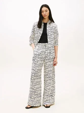 Relaxed Linen Pull-On Pant
