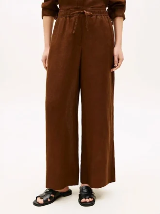 Relaxed Linen Pull-On Pant