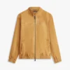 Relaxed Suede Moto Jacket