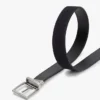 Reversible Square Buckle Leather Belt