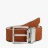 Reversible Square Buckle Leather Belt