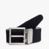 Reversible Square Buckle Leather Belt