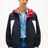 Reversible Water-Resistant Hooded Jacket Reversible Water-Resistant Hooded Jacket