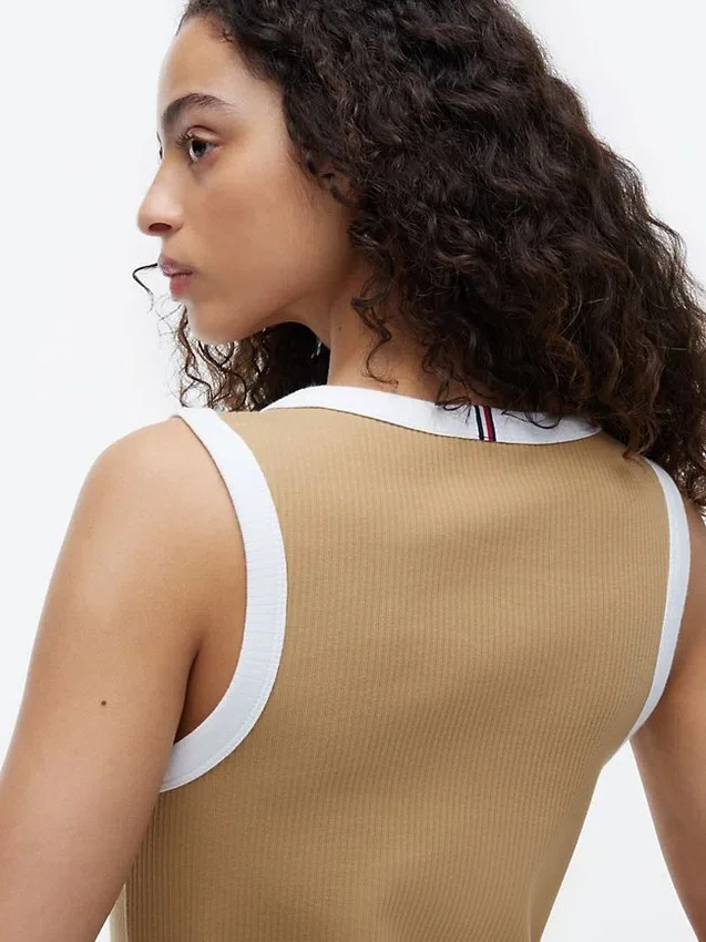 Rib-Knit Ringer Tank Dress Rib-Knit Ringer Tank Dress