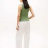 Ribbed V-Neck Tank Top