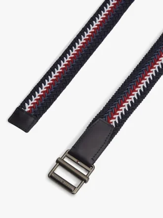 Roller Buckle Woven Webbing Belt