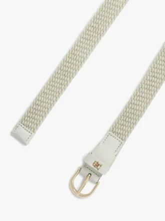Rounded-Buckle Woven Elastic Belt