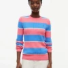 Rugby Stripe Cable Knit Sweater Rugby Stripe Cable Knit Sweater