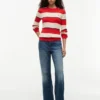 Rugby Stripe Cable Knit Sweater Rugby Stripe Cable Knit Sweater