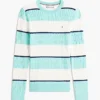 Rugby Stripe Cable Knit Sweater Rugby Stripe Cable Knit Sweater