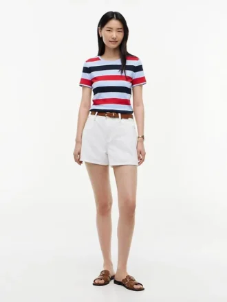 Rugby Stripe Crewneck T-Shirt