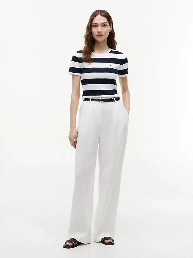 Rugby Stripe Crewneck T-Shirt Rugby Stripe Crewneck T-Shirt