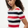 Rugby Stripe Crewneck T-Shirt Rugby Stripe Crewneck T-Shirt