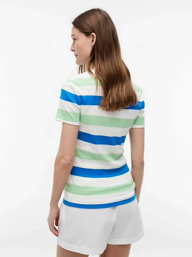 Rugby Stripe Crewneck T-Shirt Rugby Stripe Crewneck T-Shirt