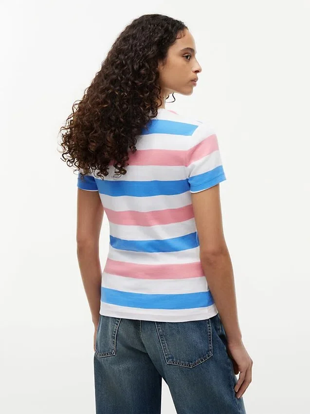 Rugby Stripe Crewneck T-Shirt Rugby Stripe Crewneck T-Shirt