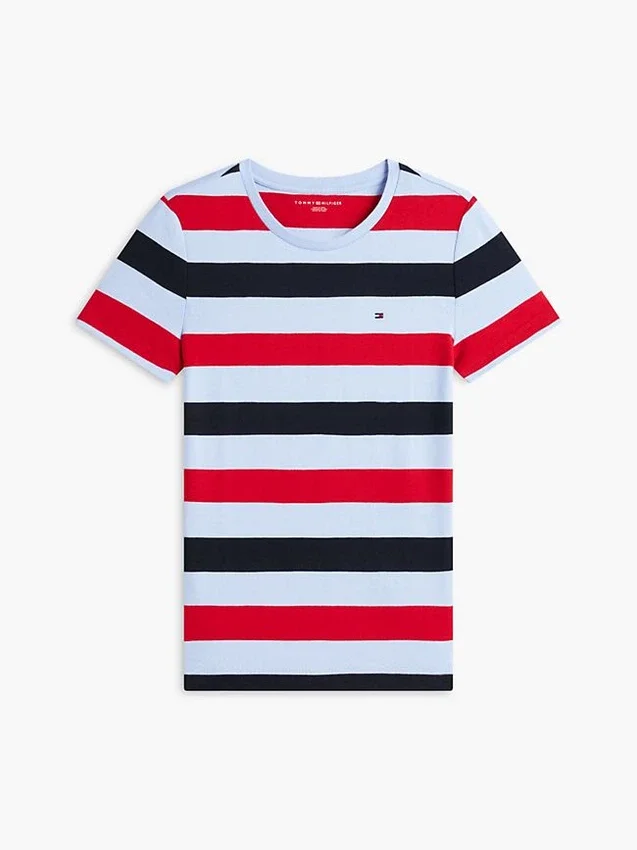 Rugby Stripe Crewneck T-Shirt Rugby Stripe Crewneck T-Shirt