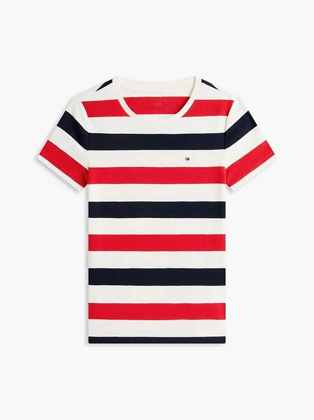 Rugby Stripe Crewneck T-Shirt Rugby Stripe Crewneck T-Shirt
