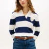 Rugby Stripe Sweater Polo