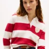 Rugby Stripe Sweater Polo