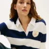 Rugby Stripe Sweater Polo
