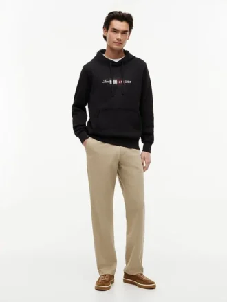 Script Flag Logo Hoodie