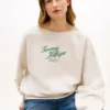 Script Logo Boatneck Sweatshirt Script Logo Boatneck Sweatshirt
