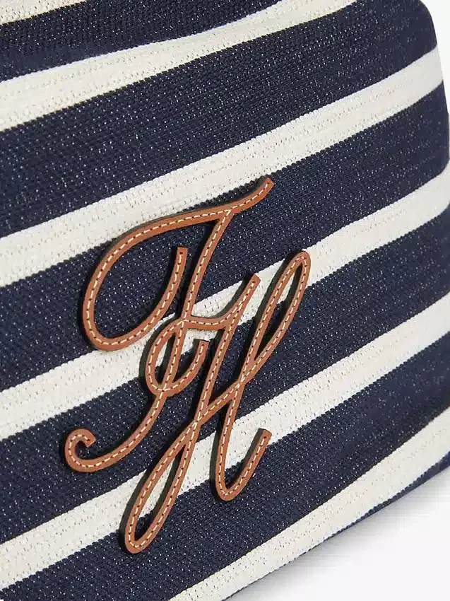Script Monogram Breton Stripe Bucket Bag Script Monogram Breton Stripe Bucket Bag