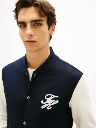 Script Monogram Heavyweight Terry Bomber