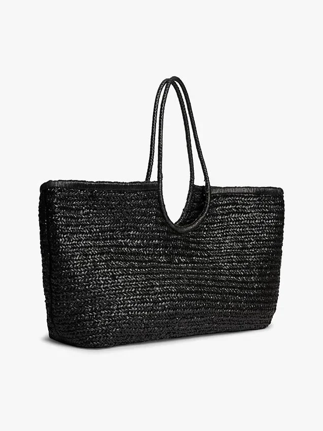 Script Monogram Raffia Maxi Tote Script Monogram Raffia Maxi Tote