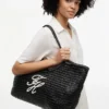Script Monogram Raffia Maxi Tote Script Monogram Raffia Maxi Tote