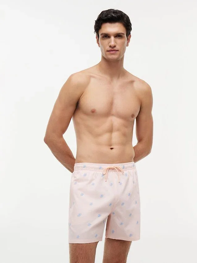 Script Monogram Striped 5″ Swim Trunk Script Monogram Striped 5″ Swim Trunk