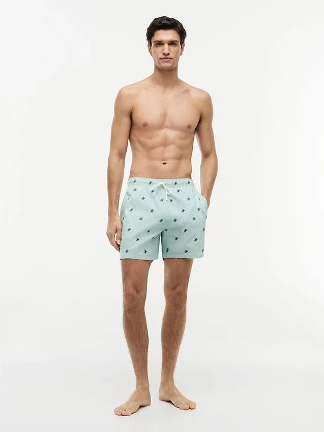 Script Monogram Striped 5″ Swim Trunk Script Monogram Striped 5″ Swim Trunk