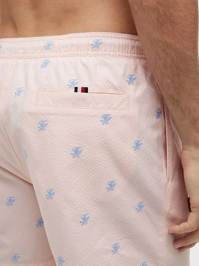 Script Monogram Striped 5″ Swim Trunk Script Monogram Striped 5″ Swim Trunk