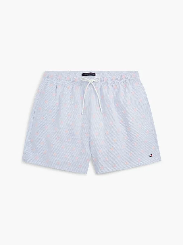 Script Monogram Striped 5″ Swim Trunk Script Monogram Striped 5″ Swim Trunk