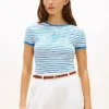 Script Monogram Striped Ringer T-Shirt Script Monogram Striped Ringer T-Shirt