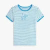 Script Monogram Striped Ringer T-Shirt Script Monogram Striped Ringer T-Shirt