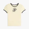 Script Monogram Striped Ringer T-Shirt Script Monogram Striped Ringer T-Shirt
