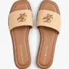 Script Monogram Woven Slide