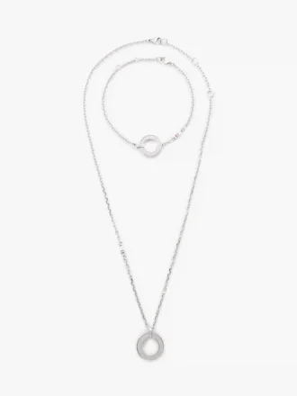 Shimmer Necklace & Bracelet Gift Set