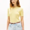 Short-Sleeve Cable Knit Sweater