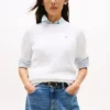 Short-Sleeve Cable Knit Sweater Short-Sleeve Cable Knit Sweater