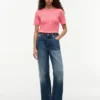Short-Sleeve Cable Knit Sweater Short-Sleeve Cable Knit Sweater