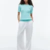 Short-Sleeve Cable Knit Sweater Short-Sleeve Cable Knit Sweater